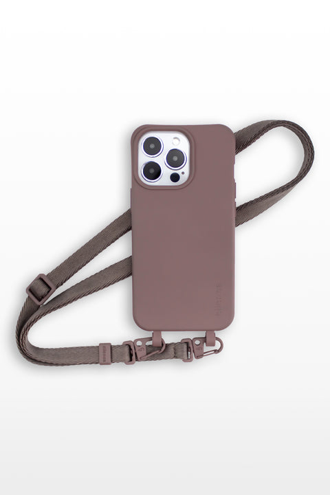 Phone case with strap, Berry