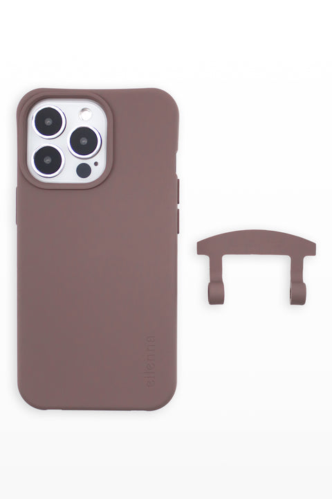 Mobile phone case with clip, Berry