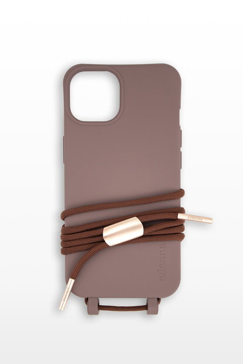 Mobile phone case with detachable cord, Berry & Rusty