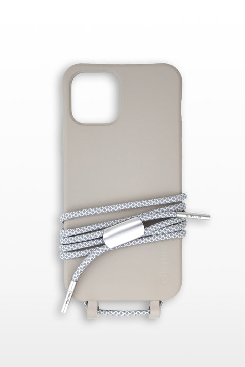 Cell phone case with removable cord, Clay & Foggy