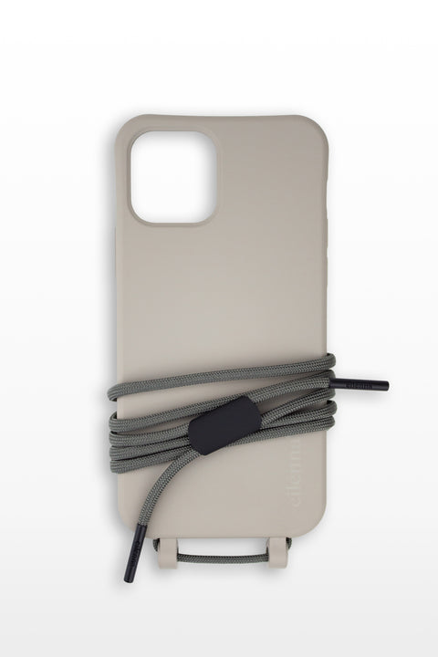 Cell phone case with removable cord, Clay & Mud