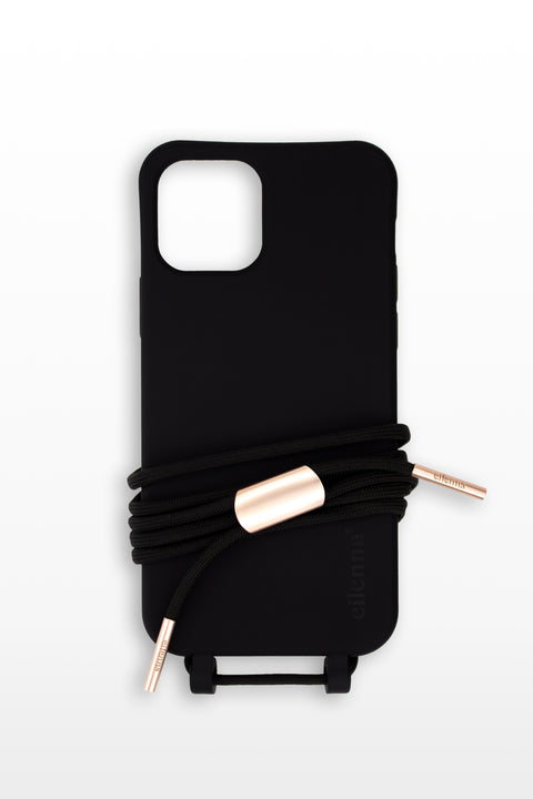 Phone case with detachable cord, Crow & Black Beauty