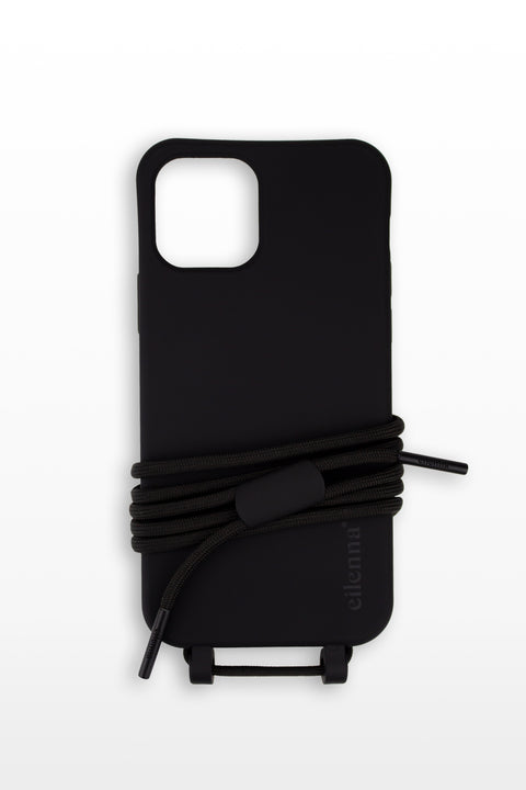 Phone case with detachable cord, Crow & Black Beauty