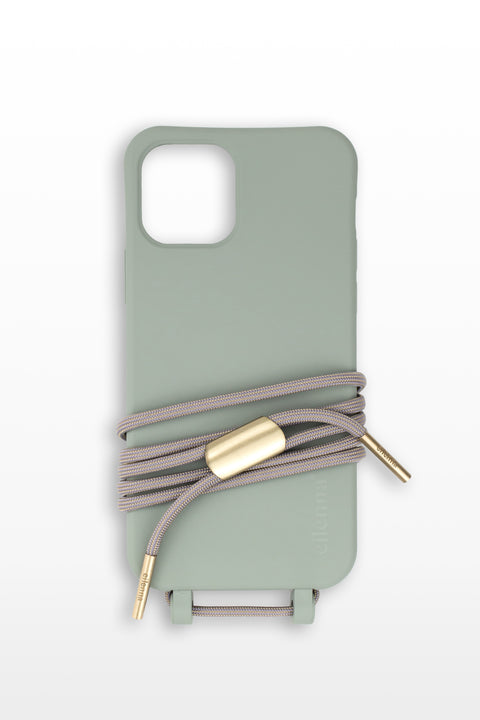 Phone case with detachable cord, Sage & Bohemian