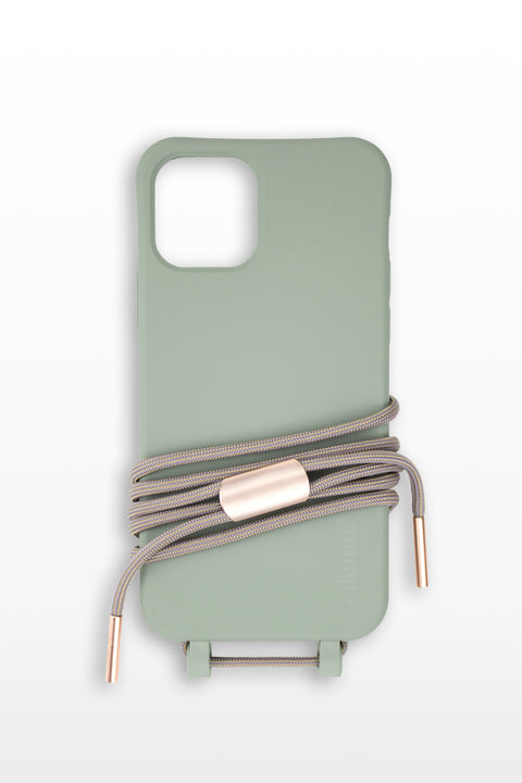 Phone case with detachable cord, Sage & Bohemian