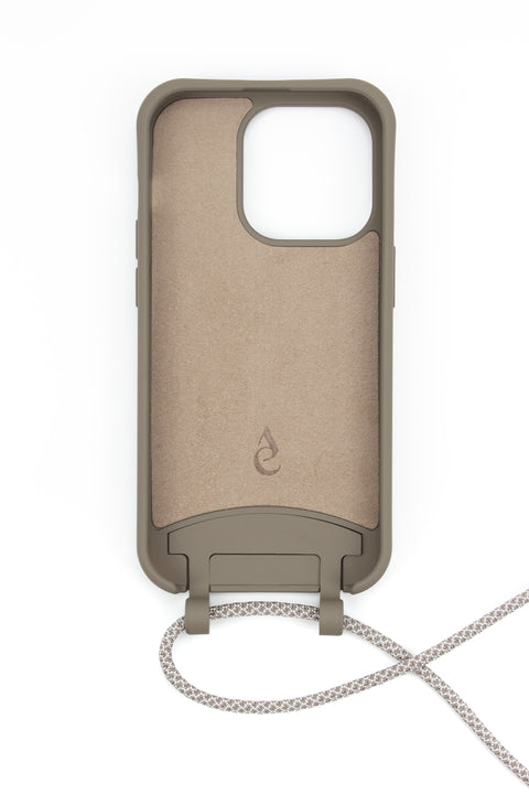 Mobile phone case with detachable cord, Oak & Ginger