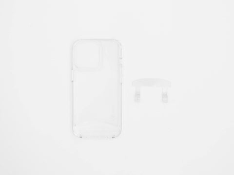 eilenna Handyhülle mit austauschbaren Clip für iPhone, CLEAR Transparent