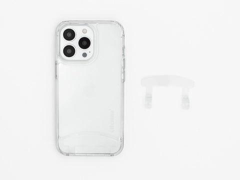 eilenna Handyhülle mit austauschbaren Clip für iPhone, CLEAR Transparent